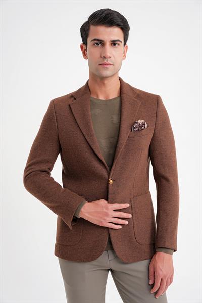 C 717 CEKET Regular Fit TÜTÜN