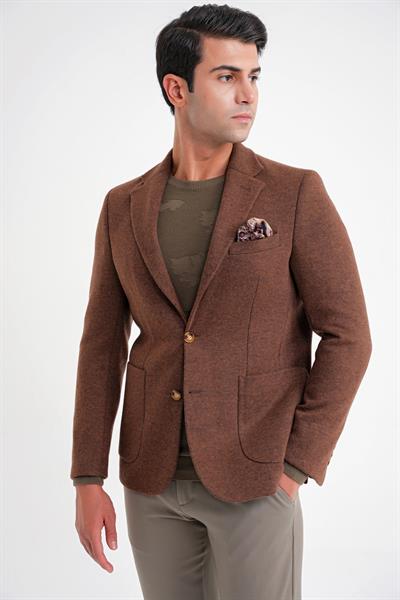 C 717 CEKET Regular Fit TÜTÜN