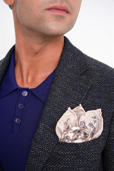 C 718 CEKET Slim LACİVERT