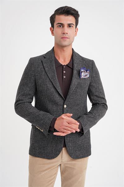 C 718 CEKET Slim NEFTİ