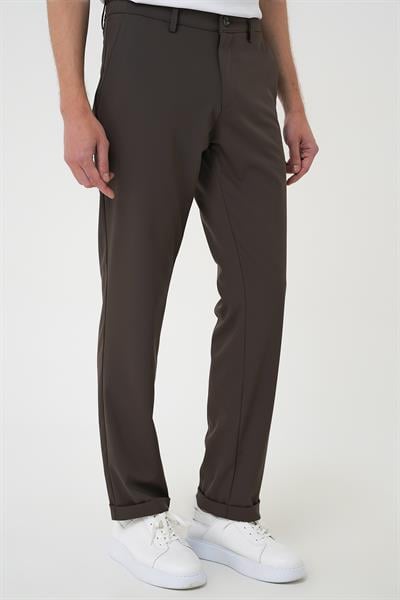Comfort Fit Beli Lastikli Toprak Jogger Pantolon  P 1185