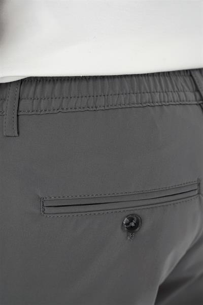 Comfort Fit Beli Lastikli Yan Cep Füme Jogger Pantolon P 1150