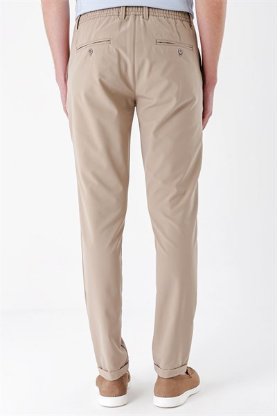 Comfort Fit Beli Lastikli Yan Cep Taş Jogger Pantolon P 1150