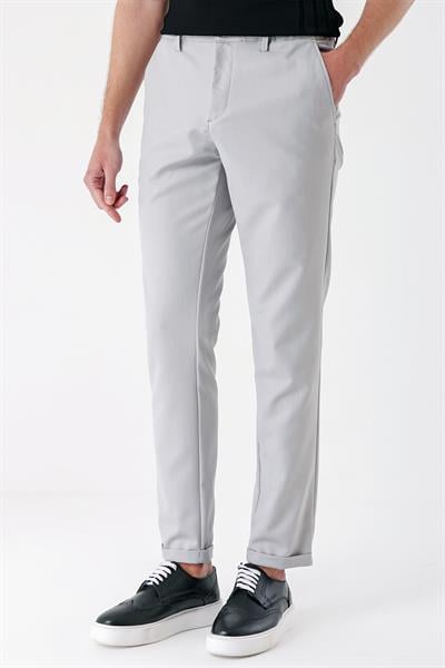 Comfort Fit Yan Cep Beli Lastikli Esnek Pamuk Taş Jogger Pantolon P 1143