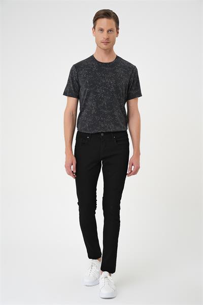 Denim 131 Slim Fit Beş Cepli Likralı Siyah Jean Pantolon