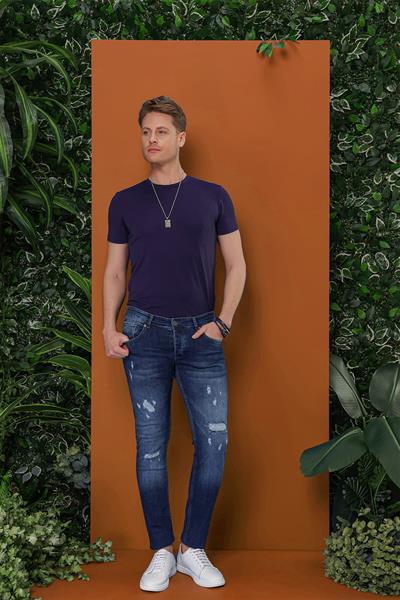 DENİM PNT 112 Koyu Mavi Jean Pantolon