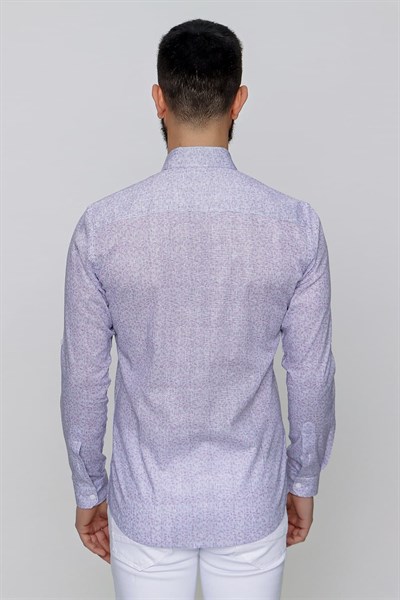 G 1472 Slim Fit Beyaz Spor Gömlek