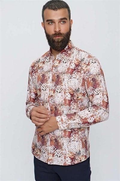 G 1506 Slim Fit Vizon Spor Gömlek