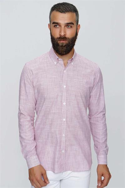 G 1513 Slim Fit Beyaz Spor Gömlek