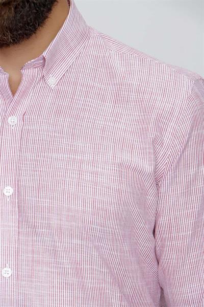 G 1513 Slim Fit Beyaz Spor Gömlek