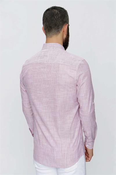 G 1513 Slim Fit Beyaz Spor Gömlek