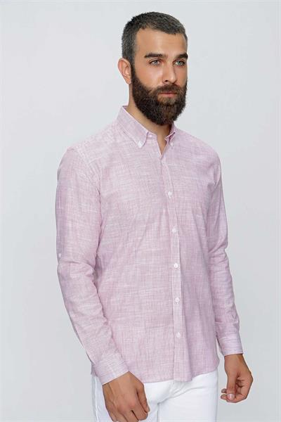 G 1513 Slim Fit Beyaz Spor Gömlek