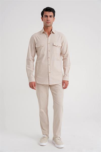 G 1597 GÖMLEK Comfort BEJ