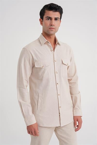 G 1597 GÖMLEK Comfort BEJ