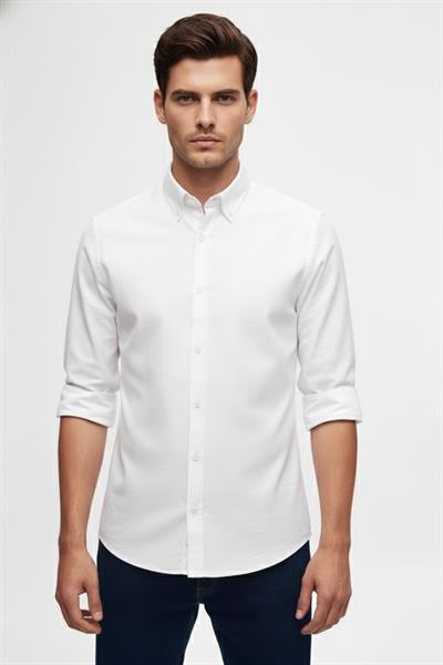 GK 2026 GÖMLEK Slim BEYAZ