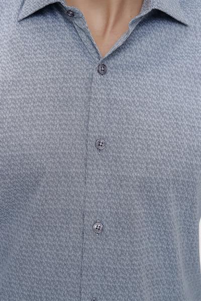 GK 618 Gri Klasik Gömlek