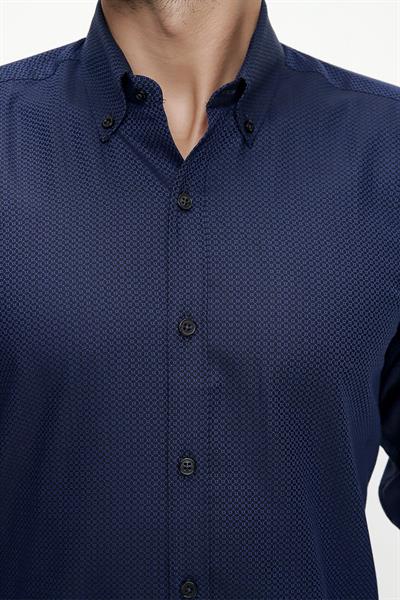 GK 620 Siyah Klasik Gömlek