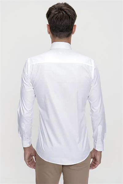 GK 622 Beyaz Klasik Gömlek