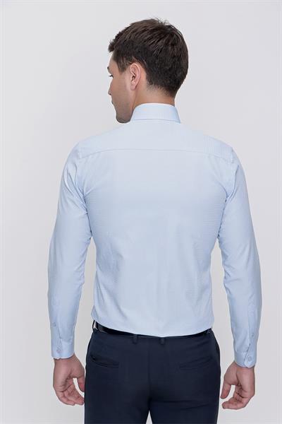 GK 629 Mavi Klasik Gömlek