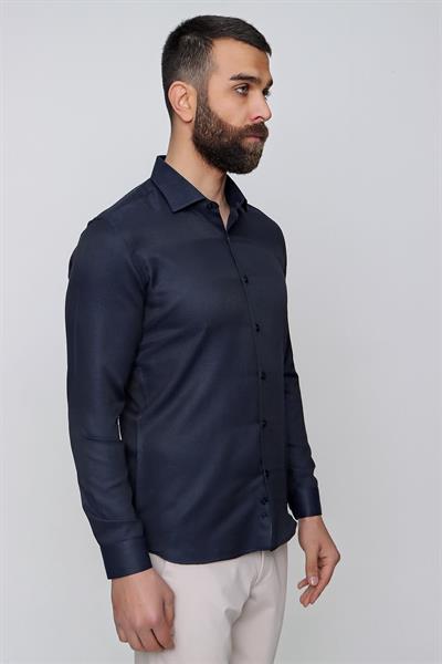 GK 632 Siyah Klasik Gömlek