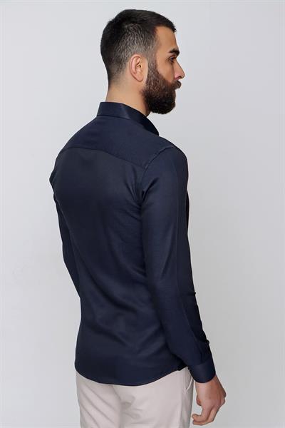 GK 632 Siyah Klasik Gömlek