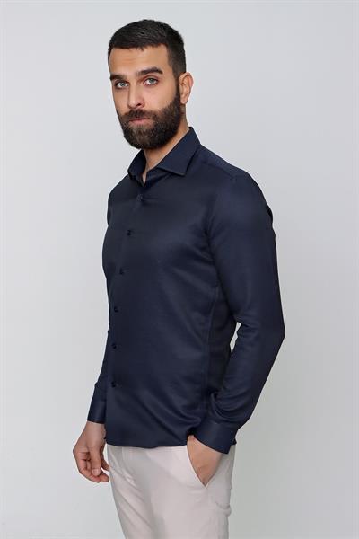 GK 632 Siyah Klasik Gömlek