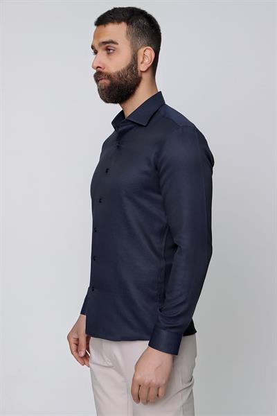 GK 632 Siyah Klasik Gömlek