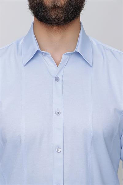 GK 634 Mavi Klasik Gömlek