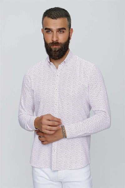 GK 650 Beyaz Klasik Gömlek