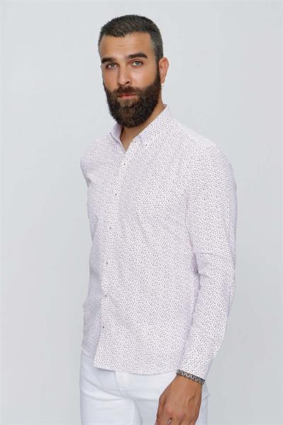 GK 650 Beyaz Klasik Gömlek