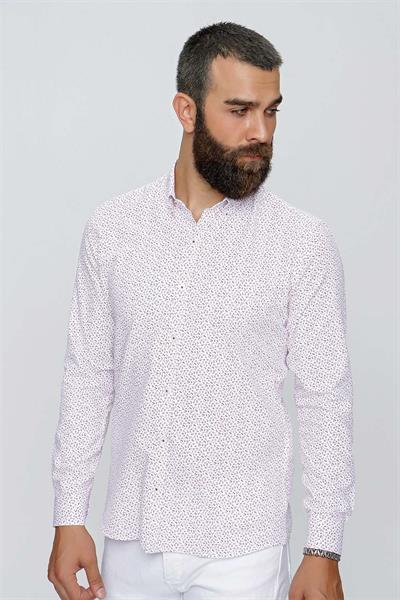 GK 650 Beyaz Klasik Gömlek