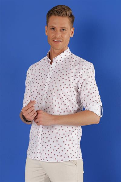 GK 656 Beyaz Klasik Gömlek