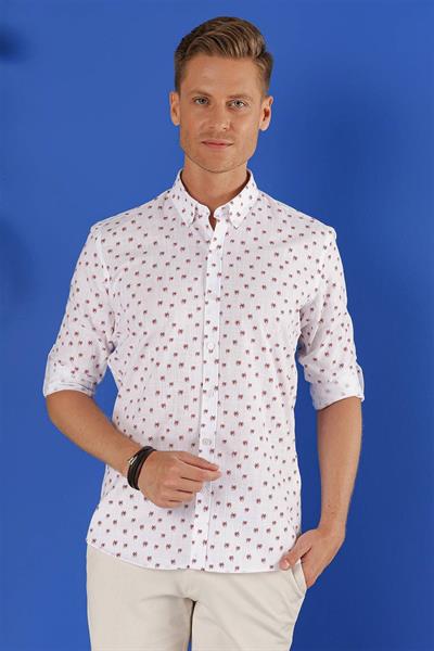 GK 656 Beyaz Klasik Gömlek