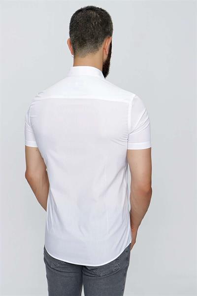 GK 659 Beyaz Klasik Gömlek