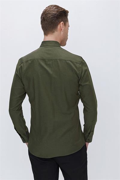 GK 664 Slim Fit Nefti Klasik Gömlek