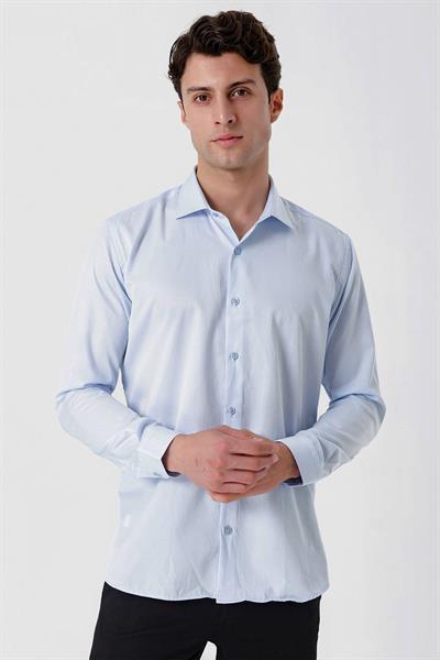 GK 677 Slim Fit Mavi Altro Gömlek