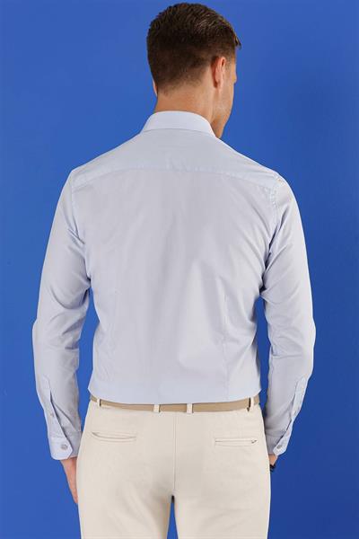 GK 683 Slim Fit Açık Mavi Klasik Gömlek