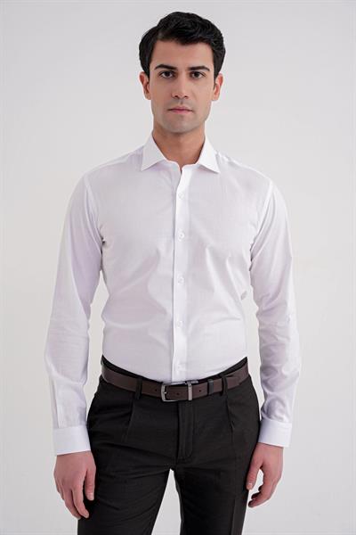 GK 757 GÖMLEK Slim BEYAZ