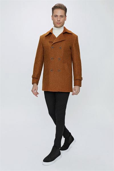 KA 072 Slim Fit Tarçın Spor Kaban