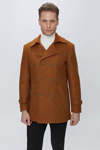 KA 072 Slim Fit Tarçın Spor Kaban