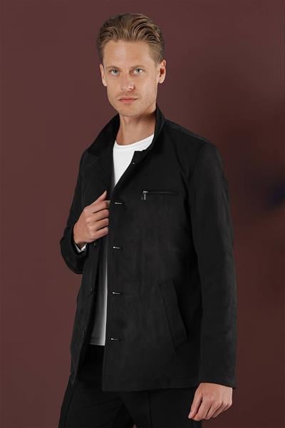 KA 080 Slim Fit Siyah Spor Kaban