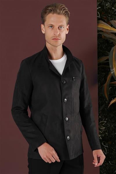 KA 080 Slim Fit Siyah Spor Kaban