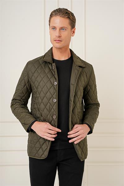 KA 081 Slim Fit Haki Spor Kaban