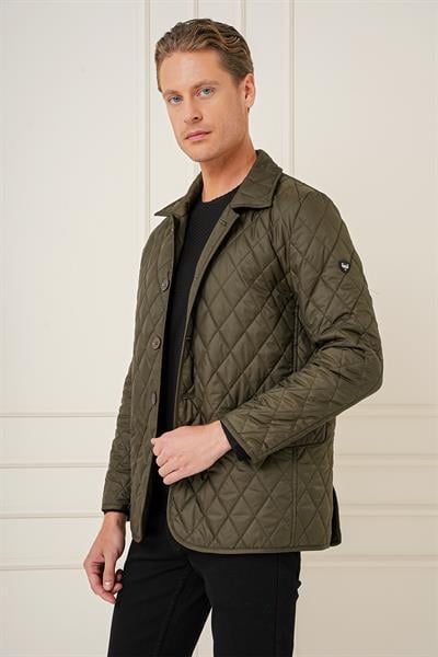 KA 081 Slim Fit Haki Spor Kaban