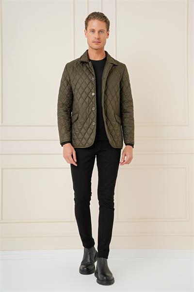 KA 081 Slim Fit Haki Spor Kaban