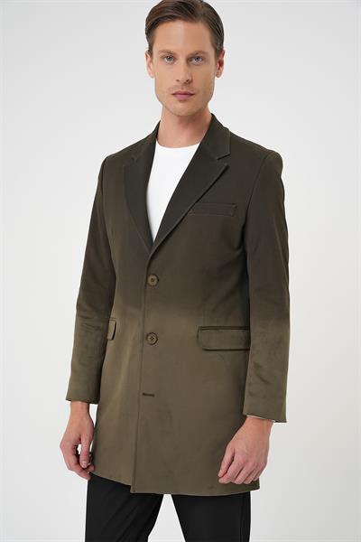 KA 088 Slim Fit Haki Spor Kaban