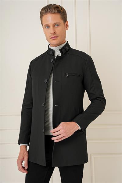 KA 089 Slim Fit Siyah Spor Kaban