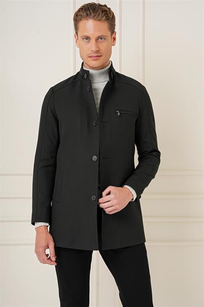 KA 089 Slim Fit Siyah Spor Kaban