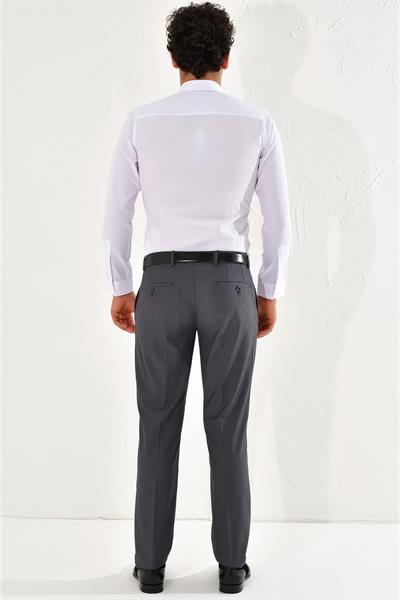P 1061 Slim Fit Antrasit Klasik Pantolon