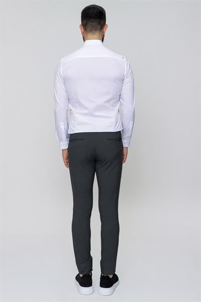 P 1074 Slim Fit Antrasit Spor Pantolon